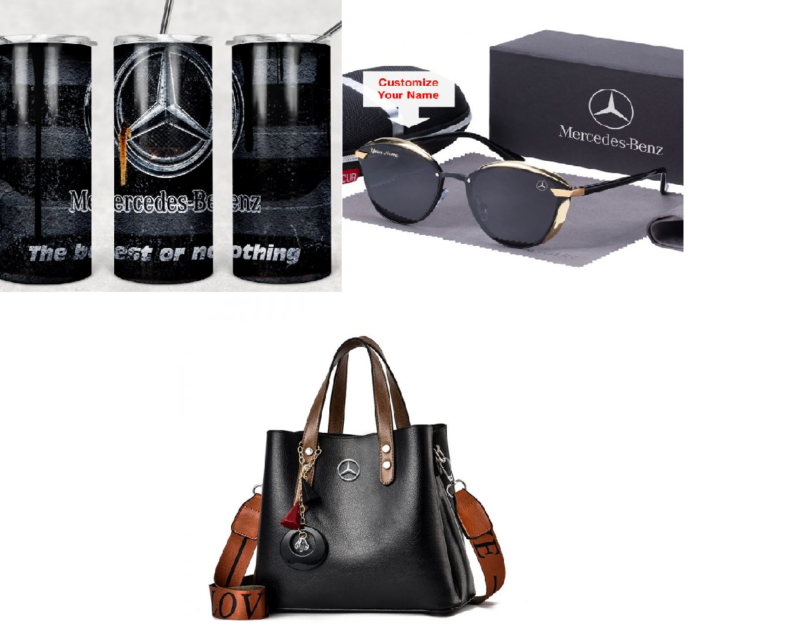 MERCEDES BENZ | Bags | 3 Mercedes Benz Red Shopper Bag Purse W Nylon Insert  Red Cosmetic Clutch Bag | Poshmark