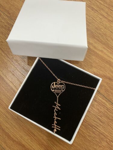 Customize Your Name With JPP Necklace High Quality 925 Sterling Silver 18K Gold 18K Rose Gold photo review